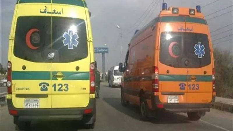 إصابة 4 أشخاص في انقلاب سيارة بـصحراوي البحيرة