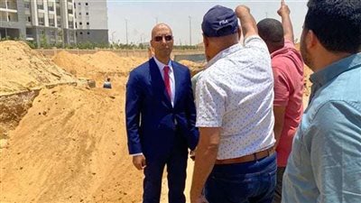 رئيس جهاز القاهرة الجديدة يتابع أعمال المرافق والطرق الجارية