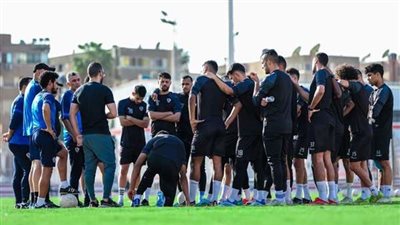 فقرة تدريبات خططية للاعبين الزمالك قبل مواجهة الأهلي في الدوري