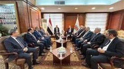 المستشار حافظ عباس يستقبل المستشار بولس فهمي بمقر رئاسة النيابة الإدارية
