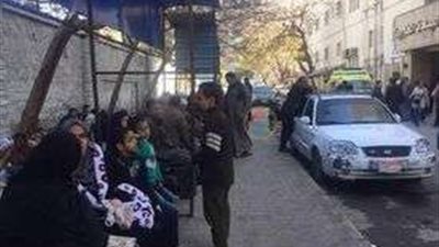 أرصفة معهد القلب بإمبابة  