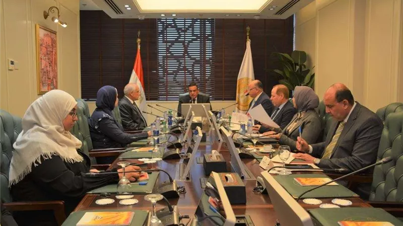 وزير التنمية المحلية يتابع مع محافظي القاهرة والجيزة معدلات تنفيذ المشروعات التنموية