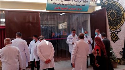 محافظ المنيا يستقبل وزيرا الزراعة والإنتاج الحربي