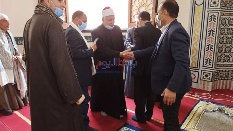 وكيل مديرية أوقاف المنوفية يفتتح مسجد الرحمة بشطانوف