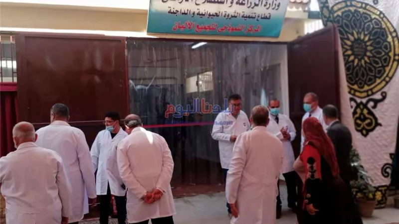 محافظ المنيا يستقبل وزيرا الزراعة والإنتاج الحربي