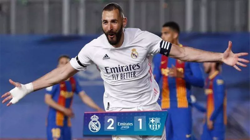 كلاسيكو الأرض.. ريال مدريد يفوز على برشلونة بهدفين ويعتلي صدارة الدوري الإسباني