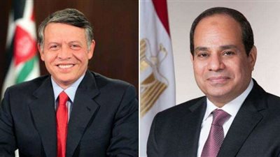 السيسي يوجه كلمة للملك عبدالله بمناسبة مرور ١٠٠ عامًا على تأسيس المملكة