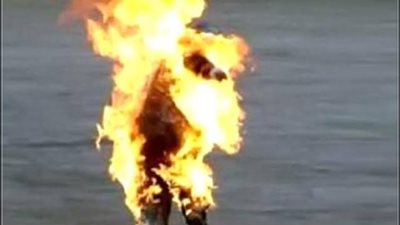 شاب يشعل النيران في والديه بالدقهلية