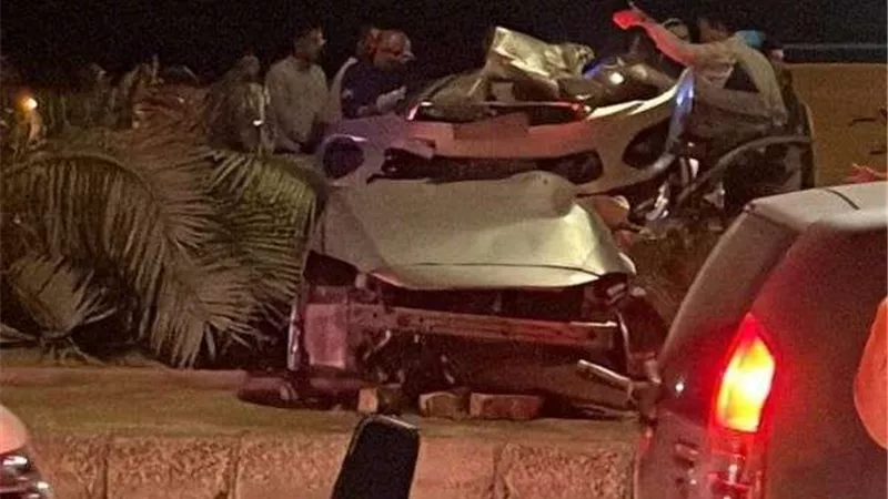 كدمات وكسور.. إصابة 9 أشخاص في حادث انقلاب سيارة بالبحيرة