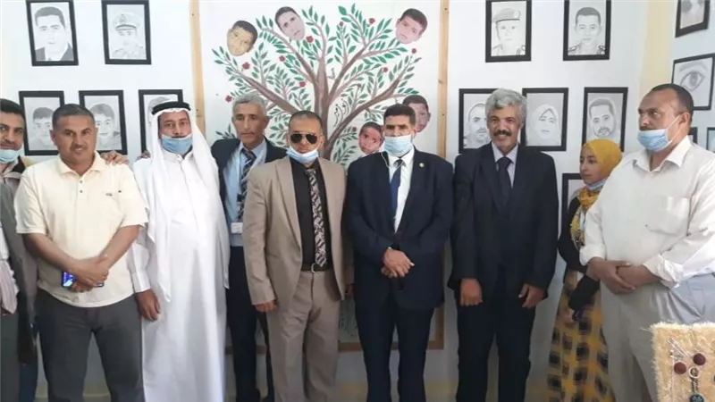 مدرسة آل جرير بالروضه تنظم معرضاً للاحتفال بالشهداء بعنوان 