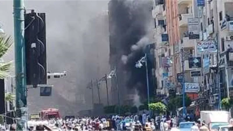 حريق يلتهم أحد المولات في مرسى مطروح والحماية المدنية تسيطر عليه