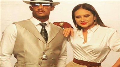 في إحدى سينمات 6 أكتوبر .. محمد رمضان ونيللي كريم يحتفلان بالعرض الخاص لفيلم ع الزيرو