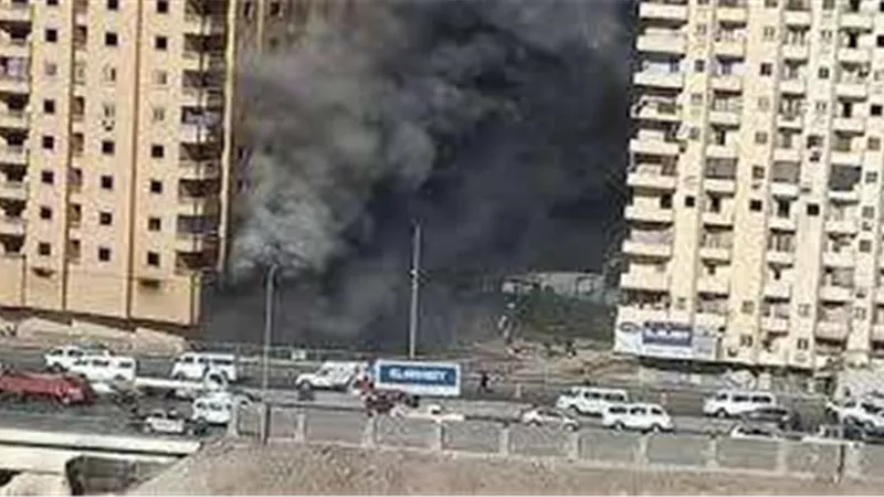 السيطرة على حريق شقة سكنية داخل برج سكنى فى الهرم