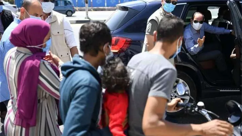 الرئيس السيسي يتفقد تطوير عدد من الطرق والمحاور بمنطقة شرق القاهرة