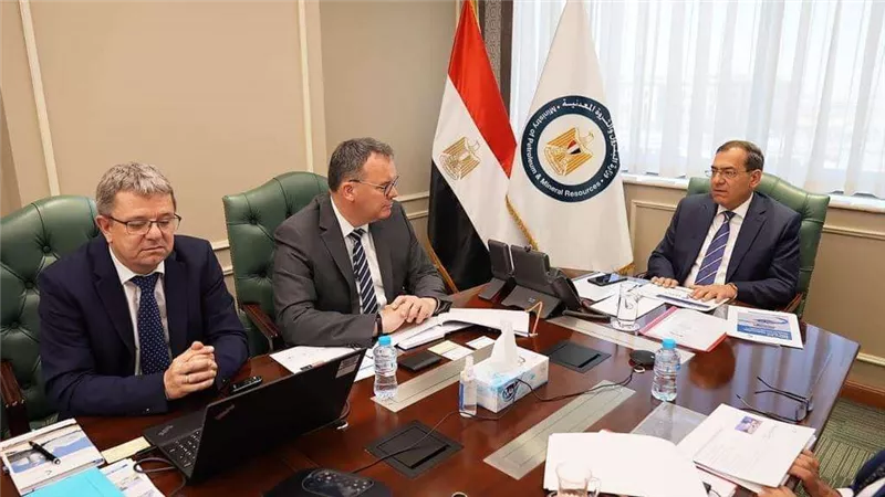 وزير البترول يستقبل ستيفان ولبرز رئيس شركة سى واى بلس الألمانية