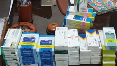 ضبط 800 قرص أدوية مخدرة و27 أمبول جدول ثاني  بدون فواتير فى حملة على الصيدليات بالدقهلية