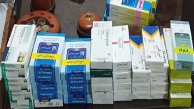 ضبط 800 قرص مخدر و27 أمبول جدول ثانى بدون فواتير داخل صيدلية في المنصورة