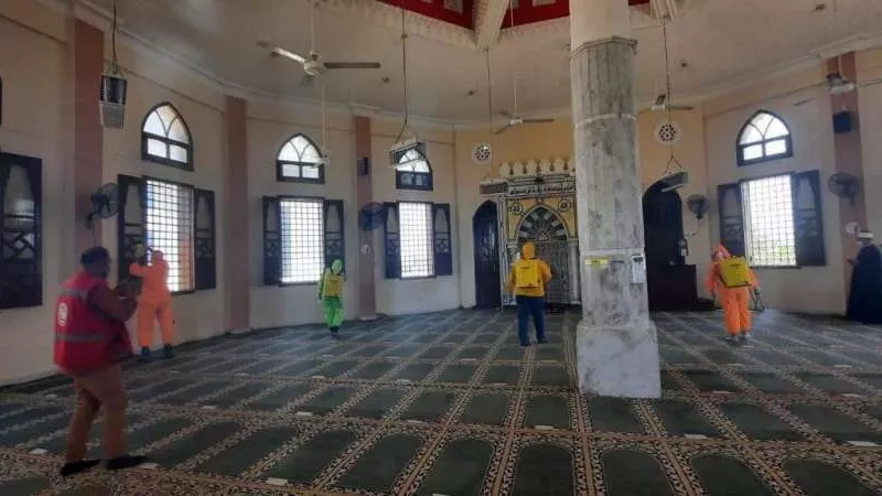 محافظ الدقهلية: حملات مكثفة لتطهير وتعقيم المساجد الكبرى