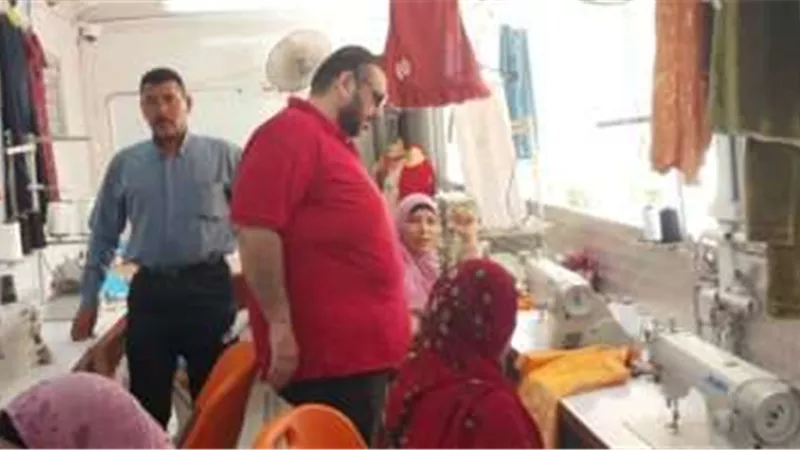 انتهاء مبادرة التدريب المهني بكفر الشيخ من فاعلياتها في الخياطة والتفصيل اليوم