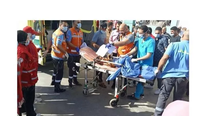مستشفى العريش العام تستقبل الدفعة الأولى من مصابي فلسطين