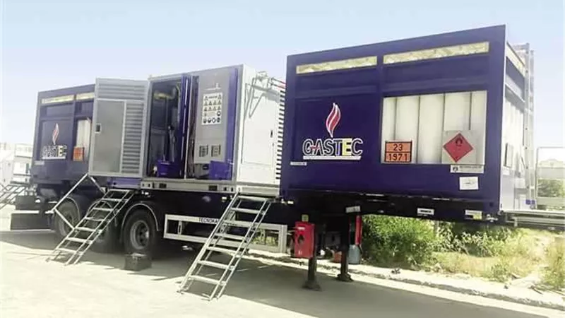 بدء تشغيل أول محطة متنقلة لتموين السيارات بالغاز