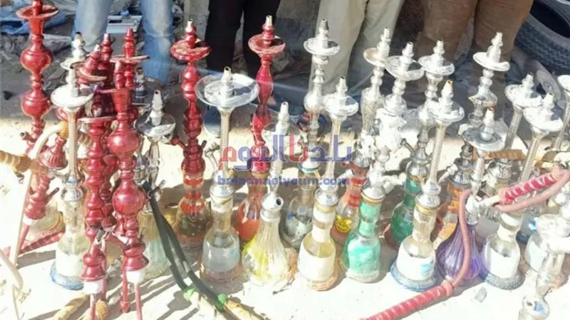 إحالة 70 موظفاً للتحقيق.. ومصادرة وإعدام 37 شيشه بالبحيرة