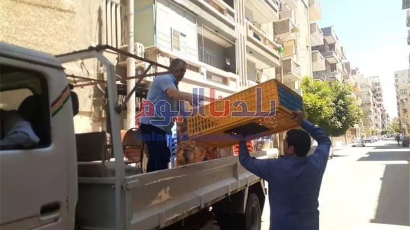 رفع ٧٧٦ إشغال طريق بـ 5 مراكز في البحيرة