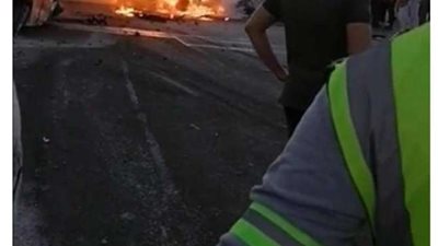 مصرع 3 أشخاص فى حادث مروع بحدائق حلوان وأصابه اخرين