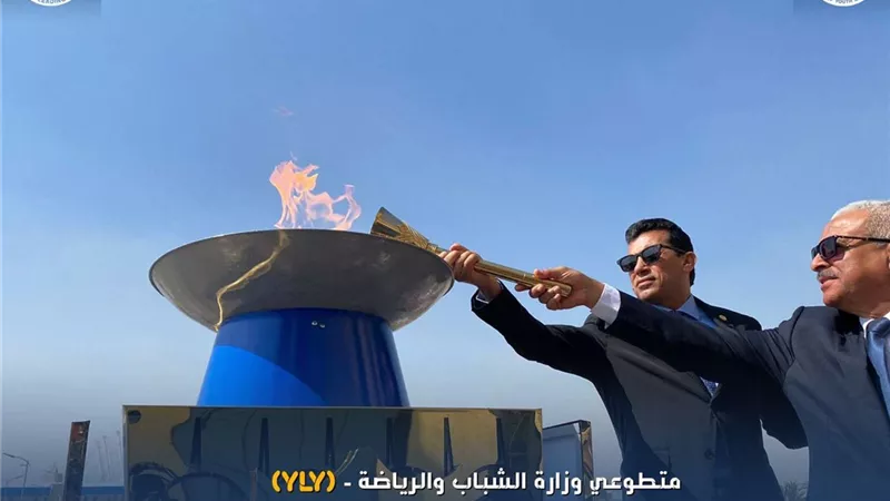 إطلاق شعلة بطولة الجمهورية للشركات في نسختها الـ 56