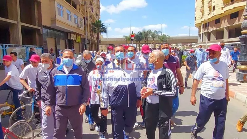 محافظ البحيرة يطلق شعلة أولمبياد الطفل المصرى في نسخته الثالثة