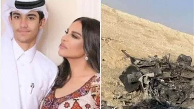 نجل أحلام الإماراتية ينجو من الموت بأعجوبة