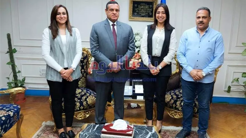 محافظ البحيرة يستقبل متدربي البرنامج الرئاسي دفعة الشهيد احمد المنسي