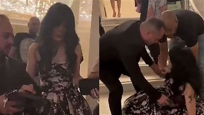 بعد سقوطها على السلم.. حورية فرغلي تتصدر محركات البحث