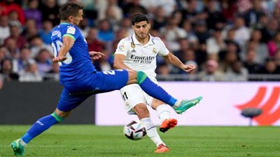 خيتافي يضرب ريال مدريد بهدف في الشوط الأول