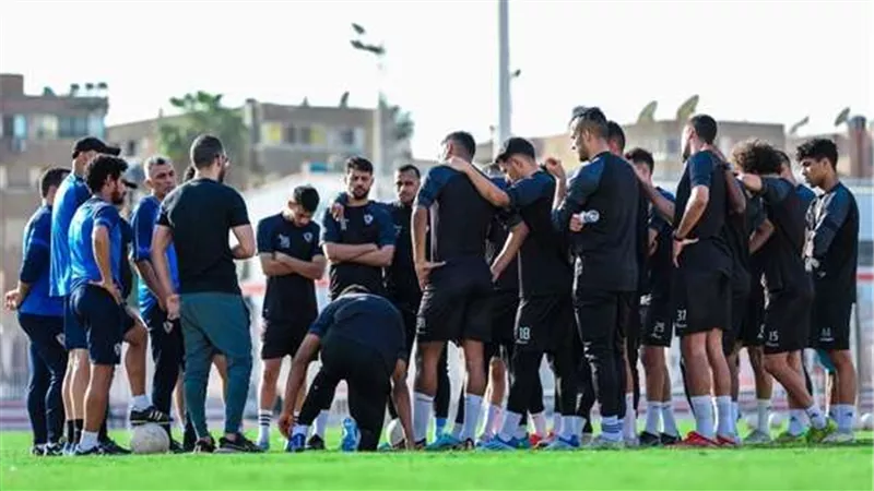 فقرة خططية خاصة في مران الزمالك اليوم