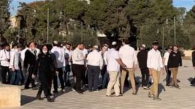 اقتحام جديد لـ المسجد الأقصى من قبل مستوطنين إسرائيليين