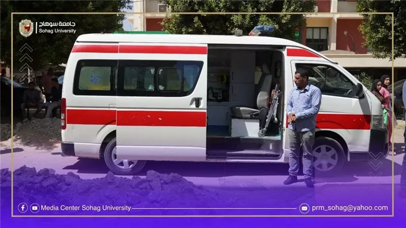 كلية العلوم بسوهاج تنفذ خطة الإخلاء التدريبية للطوارئ