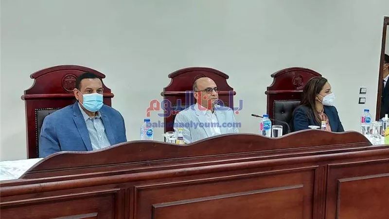 وزير العدل ومحافظ البحيرة يتفقدان أعمال إنشاء مجمع محاكم دمنهور الجديد