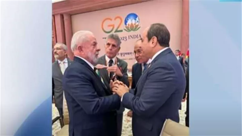 السيسي يستقبل رئيسة المفوضية الأوروبية في الهند