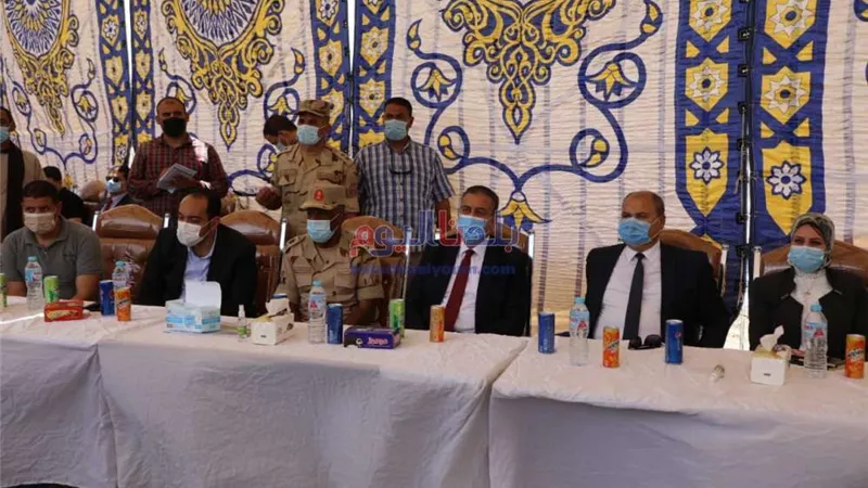 محافظ المنوفية يتفقد مشروع محطة معالجة صرف صحي شطانوف