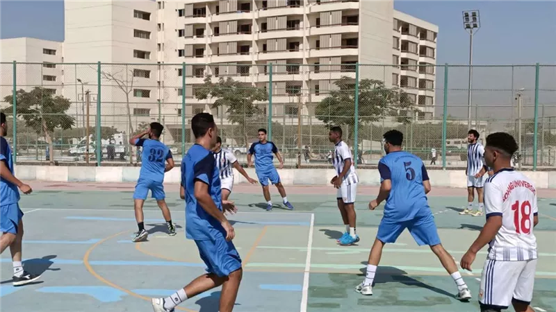 فوز يد سوهاج على السويس ضمن فعاليات أسبوع شباب الجامعات بحلوان