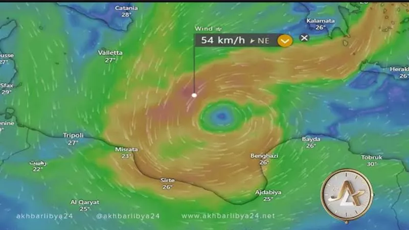 الأرصاد: مصر على موعد مع بقايا العاصفة دانيال