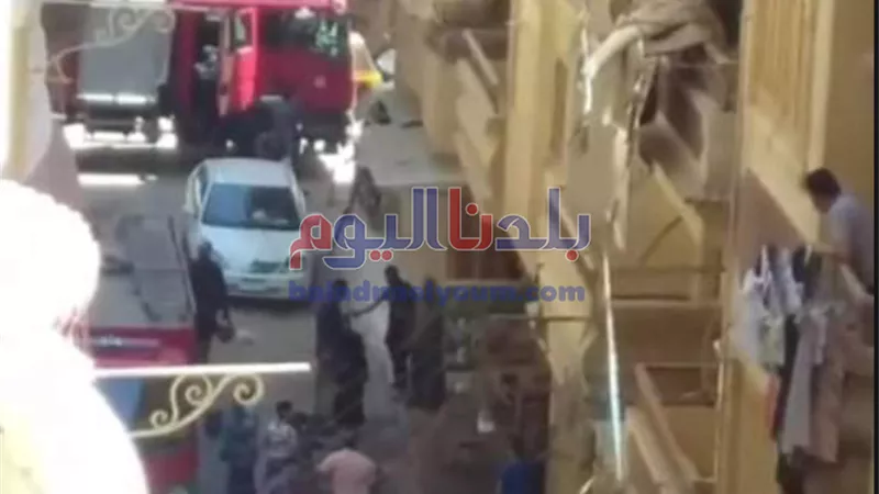 اندلاع حريق داخل فرن عيش بالمحلة.. صور