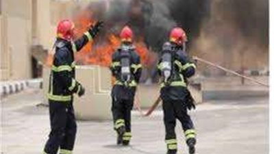 الدفاع المدني يبذل جهودًا مكثفة للتعامل مع الحرائق في المحافظات