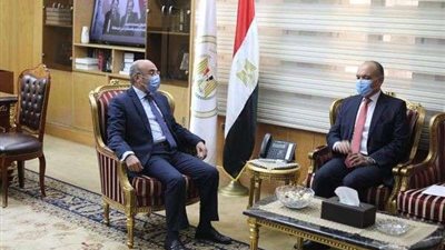 وزير العدل يستقبل سفير المملكة الأردنية الهاشمية بالقاهرة