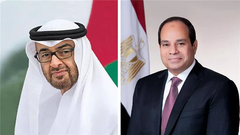 الرئيس السيسي يلتقي رئيس دولة الإمارات لبحث سبل تعزيز العلاقات الثنائية