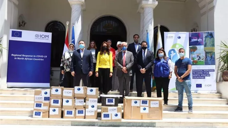 الجيزة تستقبل أجهزة طبية من المنظمة الدولية للهجرة لدعم ومساندة القطاع الصحي
