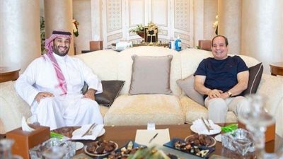 الرئيس السيسي: توافق الرؤى مع ولي العهد السعودي في القضايا الإقليمية والدولية