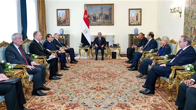 السيسي يستقبل أمين مجلس الأمن وعدد من كبار المسئولين الروس