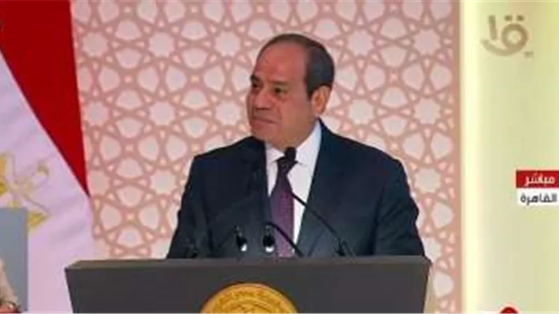 السيسي: فيه أمة يبقى شبابها بالحجم ده.. ويبقى عندها قلق على بكرة